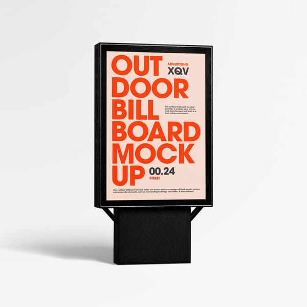 Outdoor Advertising Billboard Mockup Design