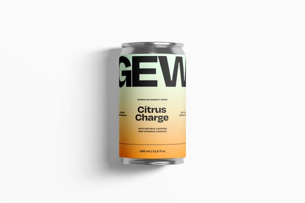 Realistic Soda Can Mockup on White Background