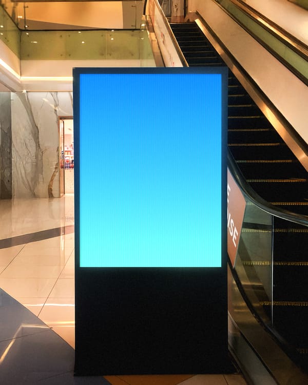 Standing Billboard Mockups