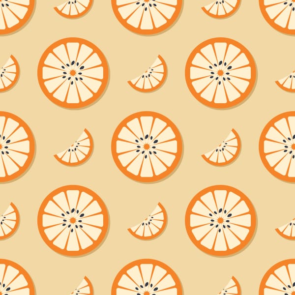 Sunny Orange Pattern