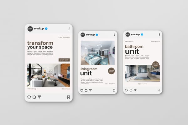 UI Instagram Mockup