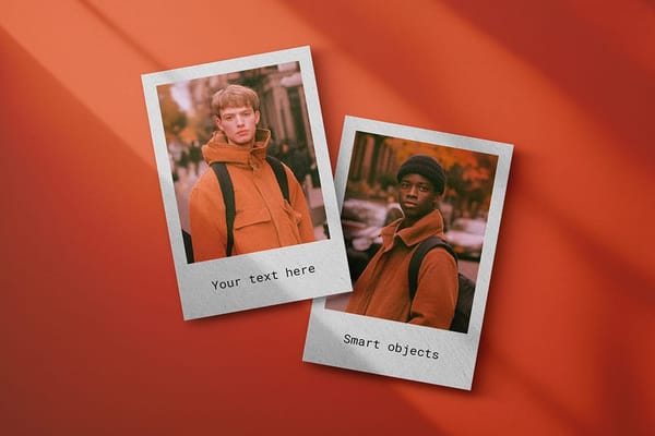 Vintage Polaroid Mockup Set