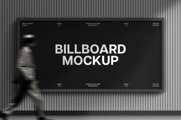 Urban Street  Billboard Mockup