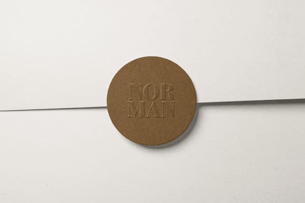 Emboss Sticker Mockup