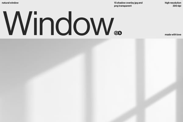 Natural Window Shadow Overlays