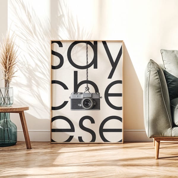 A1 Frame Mockup In Elegant Interior