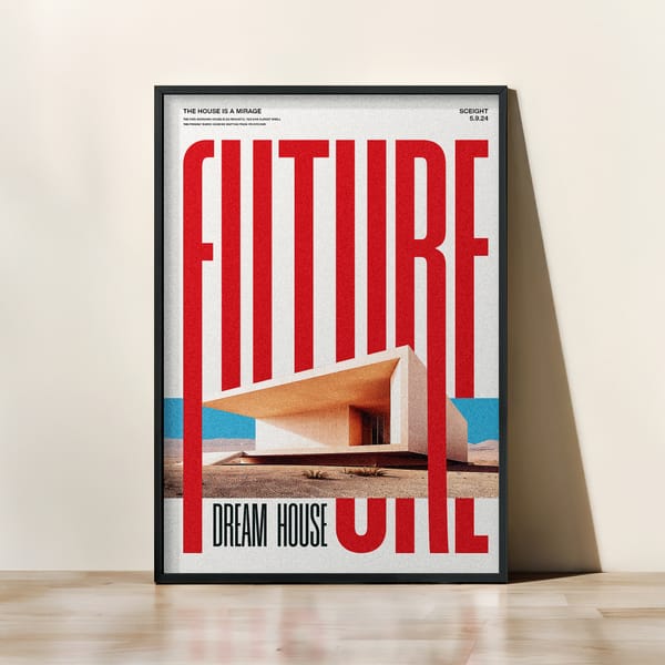 Realistic Frame Poster Mockup