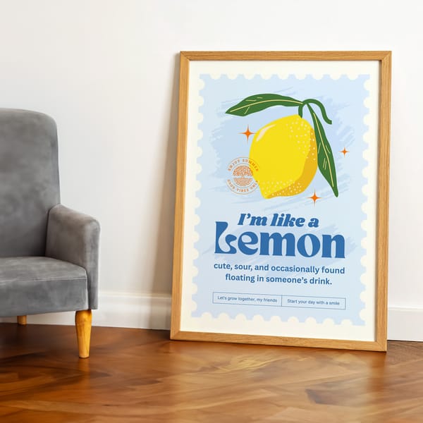 Wooden A0 Frame Poster Mockup