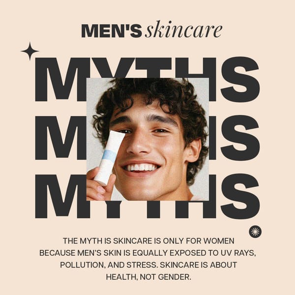 My This Men's Skincare Instagram Post Template
