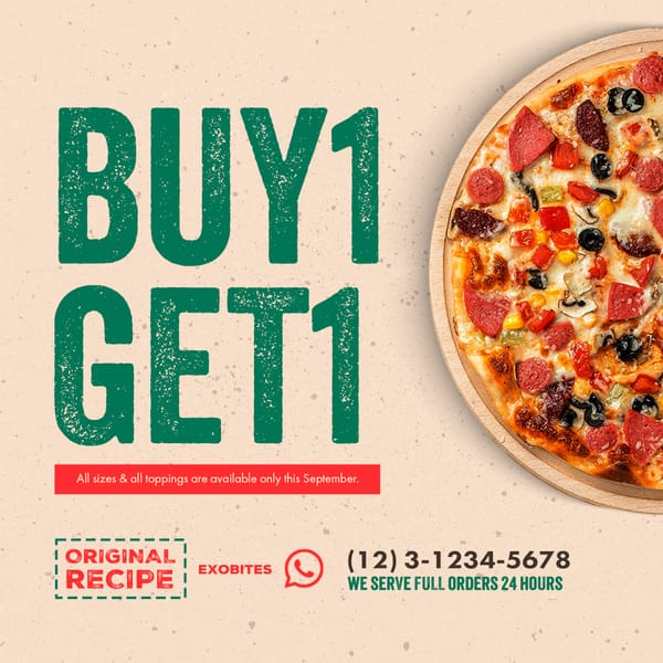 Buy 1 Get 1 Exobites Instagram Post