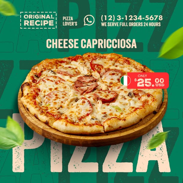 Cheese Capricciosa Exobites Instagram Post