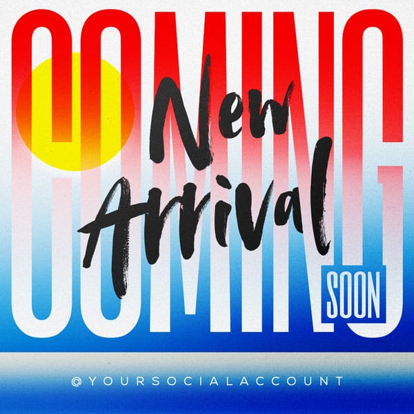 Coming Soon New Arival Instagram Post