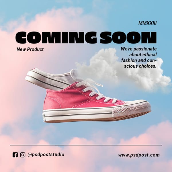 Coming Soon New Product Instagram Post Template