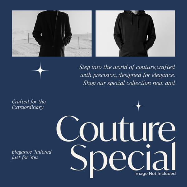 Couture Special Fashion Aurine Instagram Post