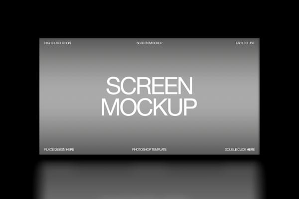 Elegant Screen Mockup