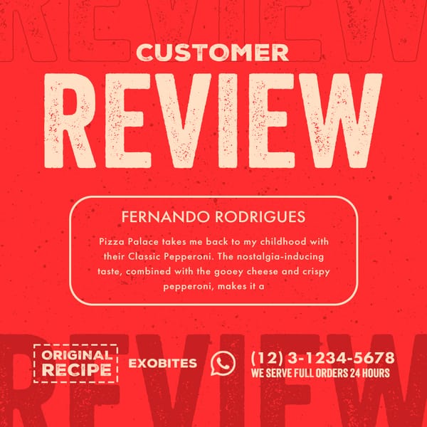 Customer Review Exobites Instagram Post