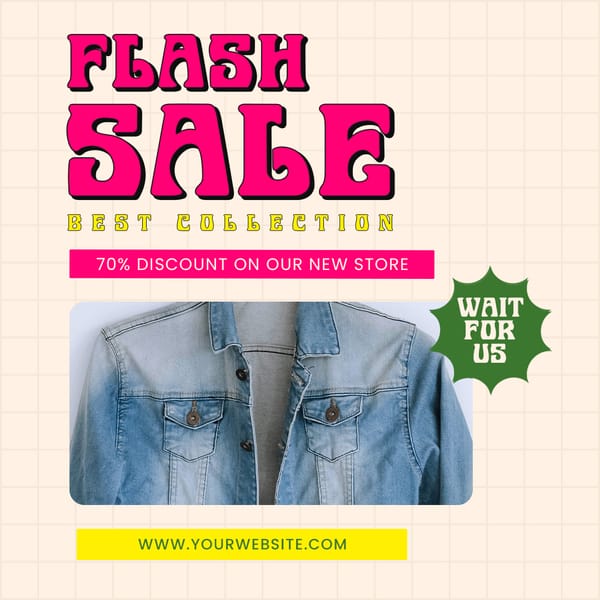 Flash Sale Collection Pynix Instagram Post