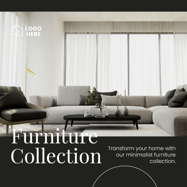 Furniture Collection Graphite Instagram Post