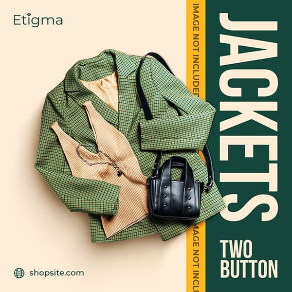 Jackets Two Button Etigma Instagram Post