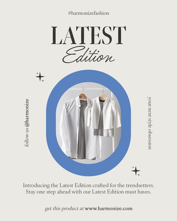 Latest Edition Harmonize Instagram Post