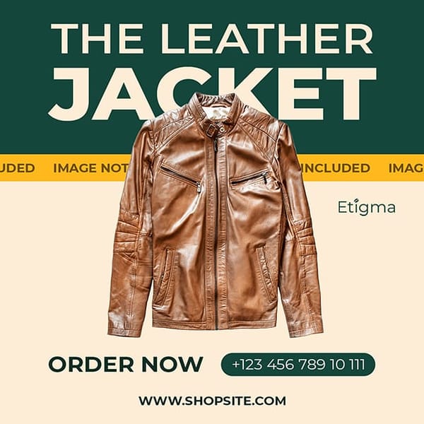 Leather Jacket Etigma Instagram Post