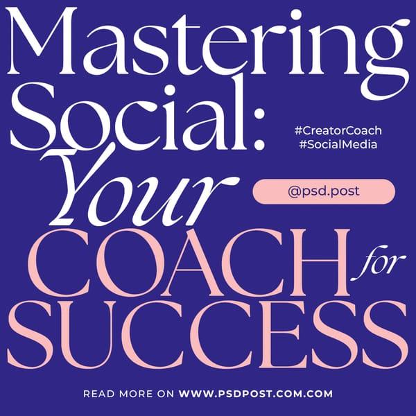 Mastering Social Your Coach Instagram Post