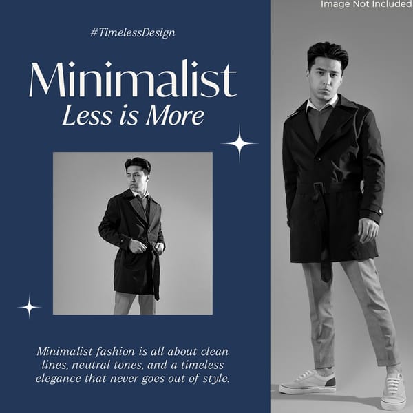 Minimalist Fashion Aurine Instagram Post