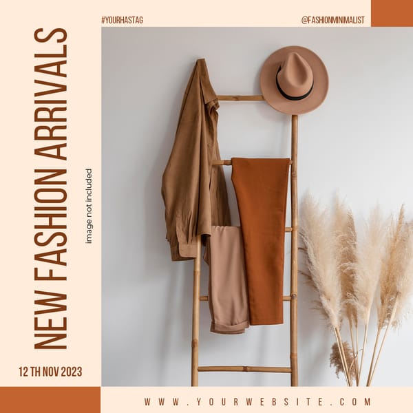 New Fashion Arrivals Instagram Post Template