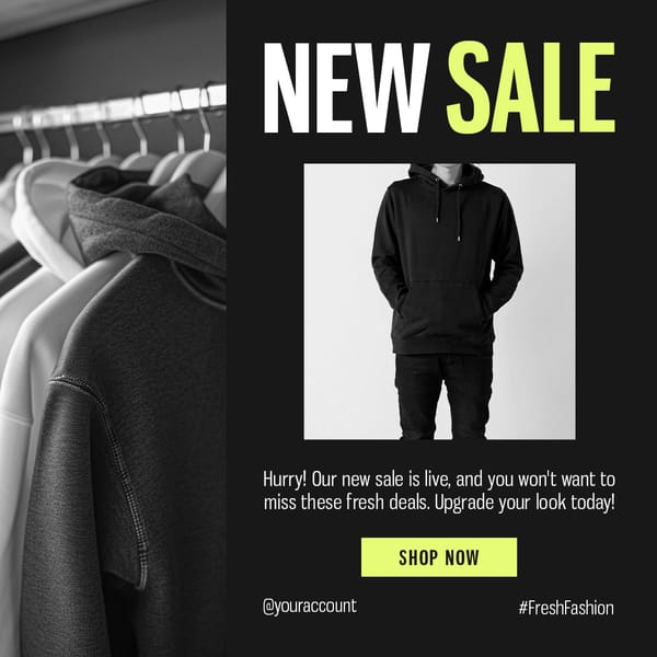 New Sale Fashion Aurum Instagram Post