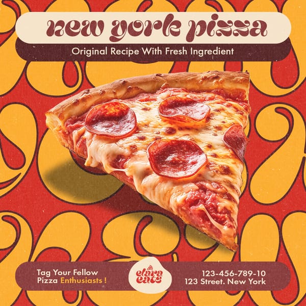 New York Pizza Elaraeats Instagram Post