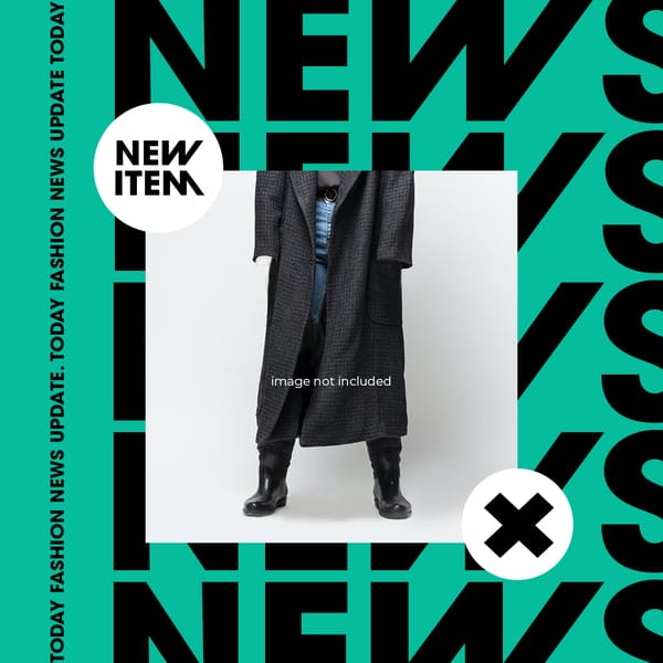 News Update Today Instagram Post Template