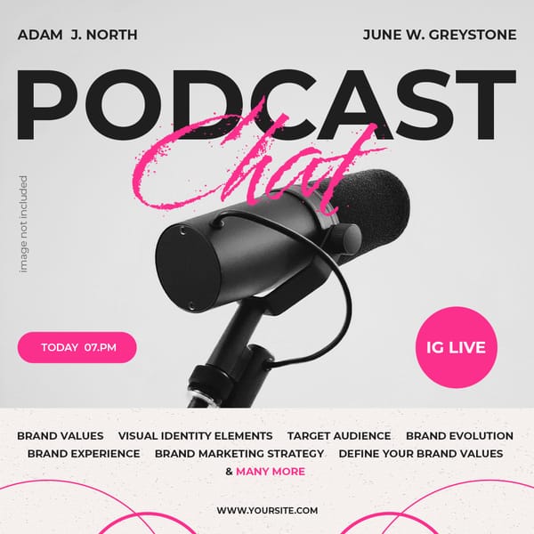 Podcast Instagram Post Template