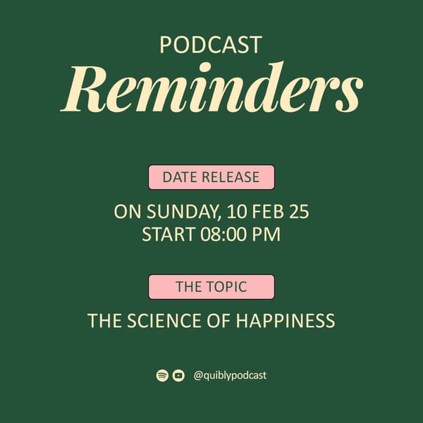 Podcast Reminders Quibly Instagram Post