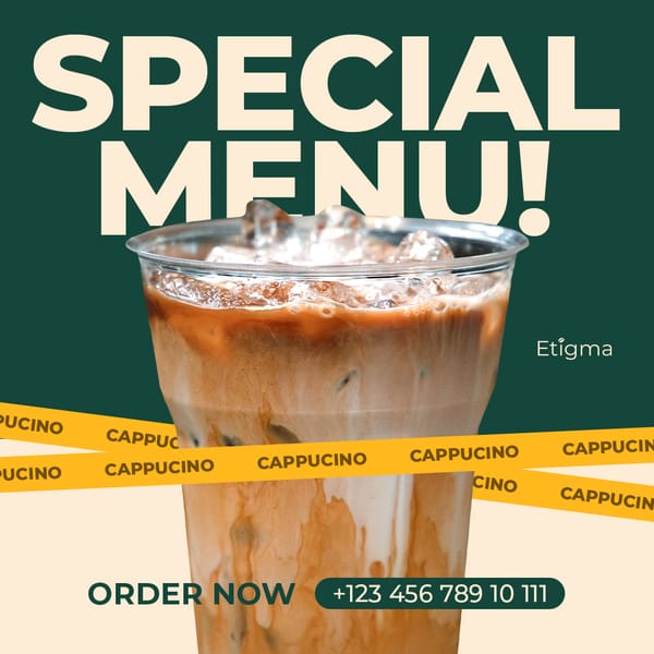 Special Menu Etigma Instagram Post