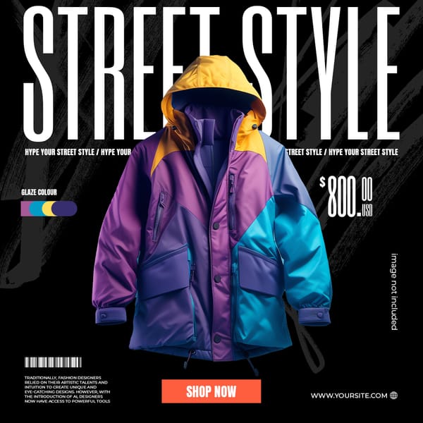 Street Style Instagram Post Template