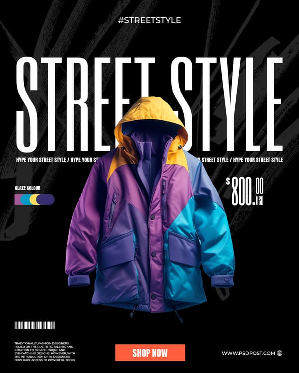 Street Style Instagram Post Template