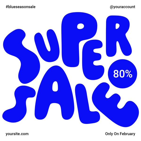 Super Sale Instagram Post Template