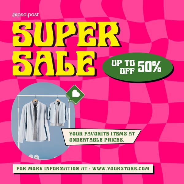 Super Sale Pynix Instagram Post