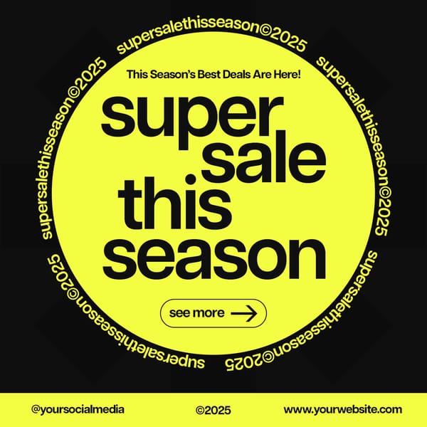 Super Sale This Season Voren Fashion Instagram Post