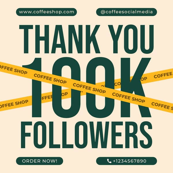 Thank You 100k Followers Etigma Instagram Post