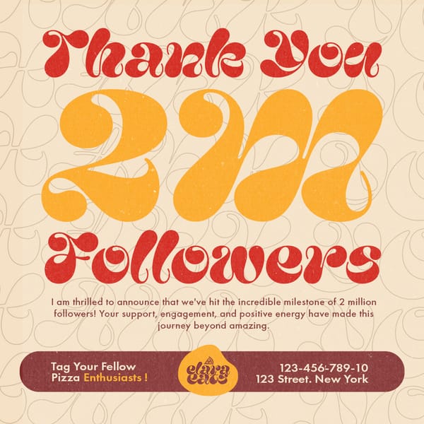 Thank You 2M Followers Elaraetas Instagram Post