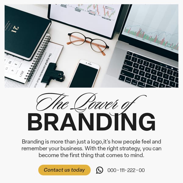 The Power Of Branding Signature Instagram Post