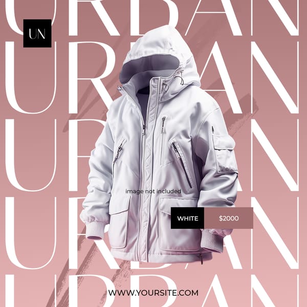 Urban Jacket Instagram Post Template