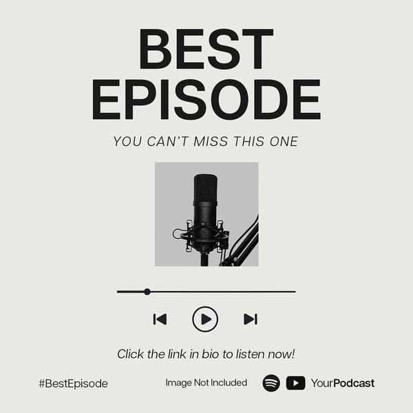 Best Episode Minica Podcast Instagram Post