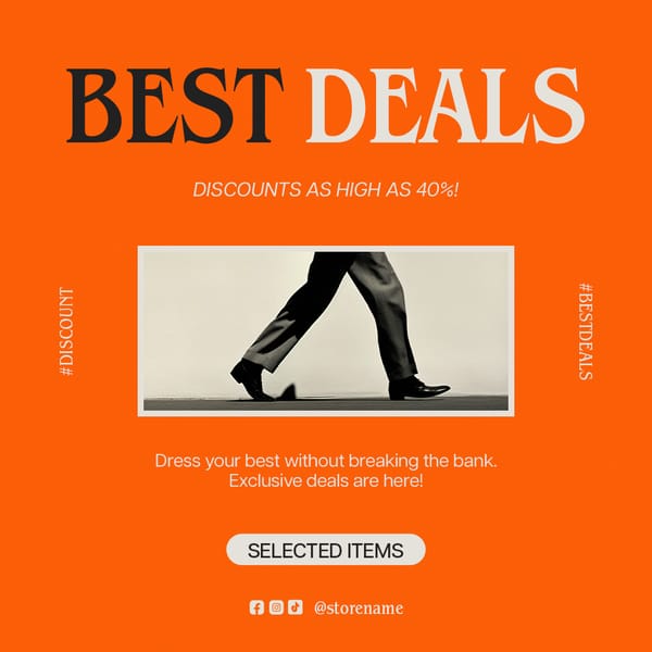 Big Deals Cremora Instagram Post