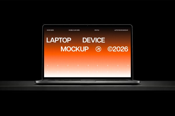 Digital Device Laptop Mockup