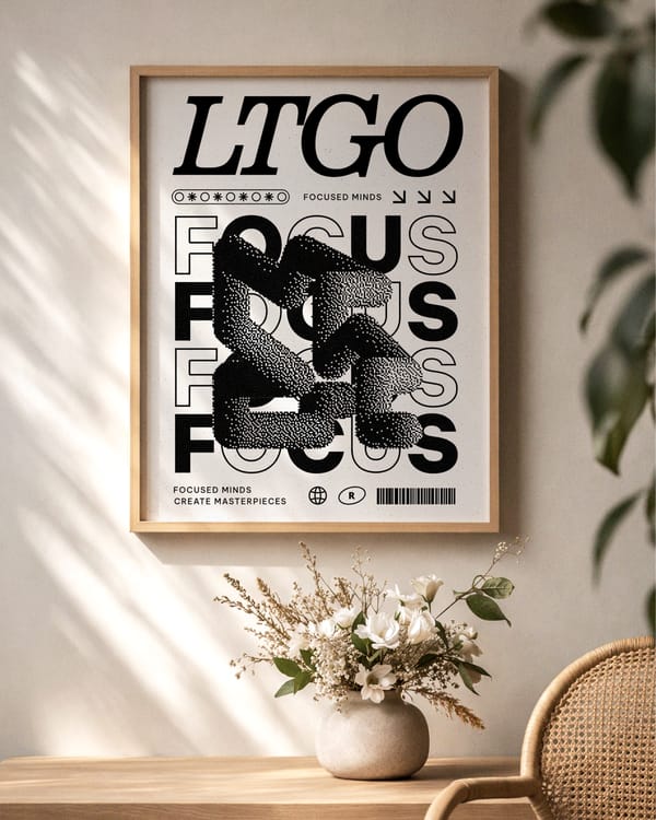 Minimal Wall Frame Poster Mockup