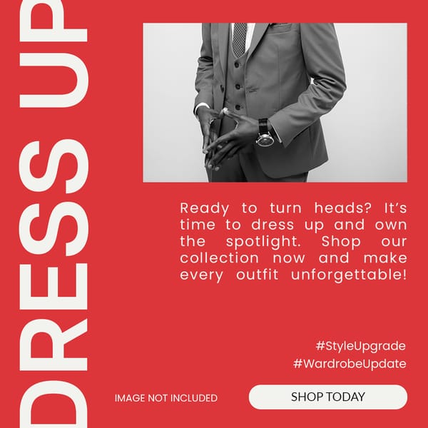 Dress Up Flameluxe Instagram Post