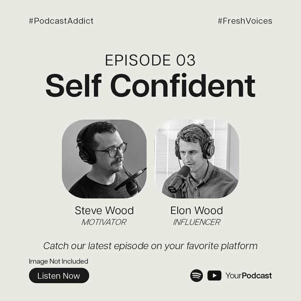 Episode 3 Self Confident Minica  Podcast Instagram Post
