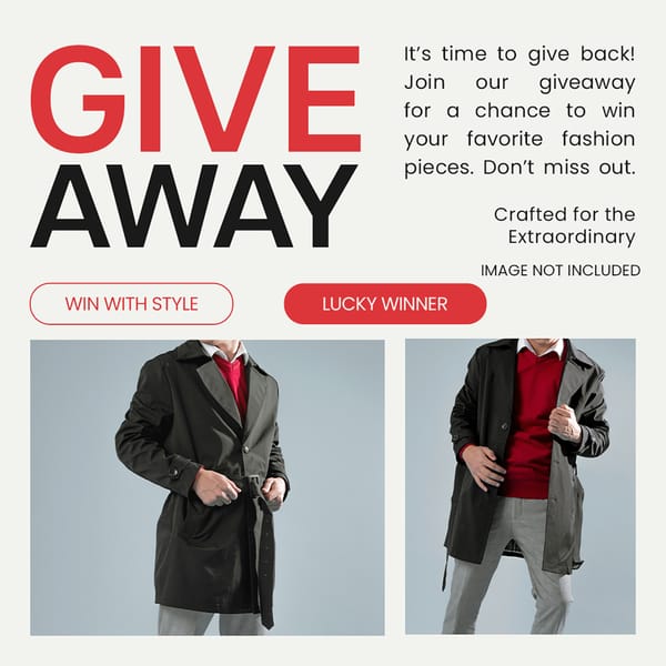 Giveaway Flameluxe Instagram Post